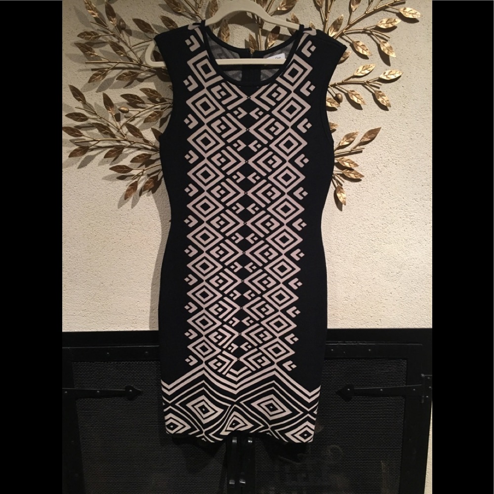 Black and Tan Calvin Klein Dress Size M